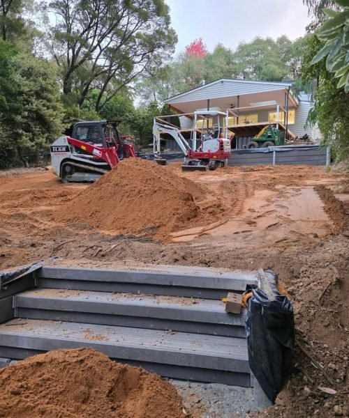 What Machinery Is Used for Excavation? Excavator and earthmoving equipment preparing a construction site for excavation work.